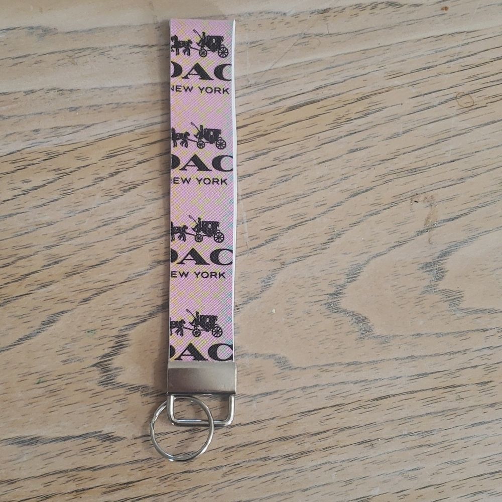 Coach Pink wristlet strap